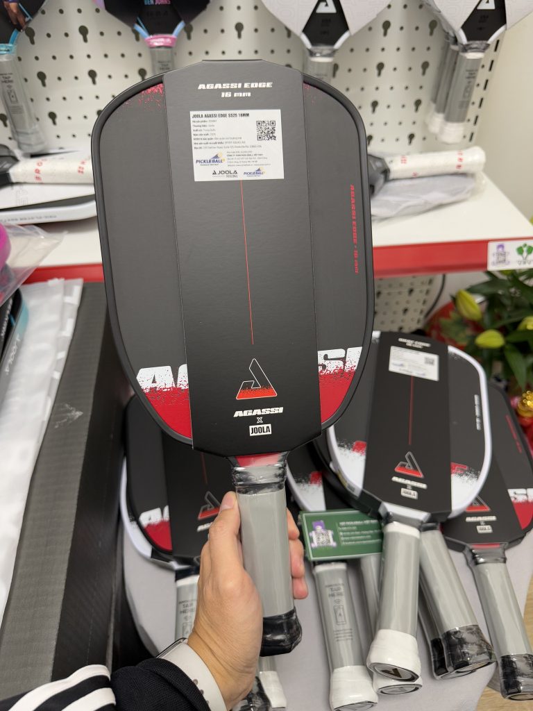 Raquette De Pickleball JOOLA Agassi Edge SS25 - Noyau 16mm Pour Plus De Contrôle Et De Stabilité, Forme Signature Agassi - 6