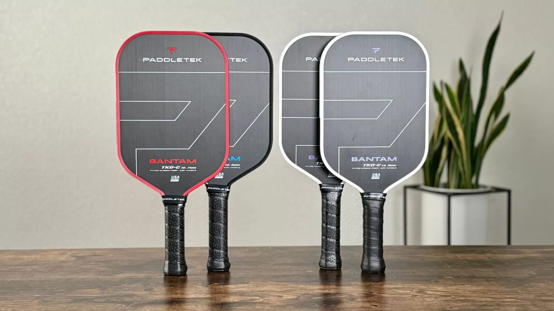 Paddletek Bantam TKO-CX Pickleball Paddle - USAPA Approved Carbon Fiber With Polymer Core