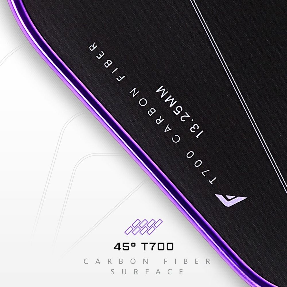 Vợt Pickleball Franklin C45 Parris Todd 13.25mm tím 2