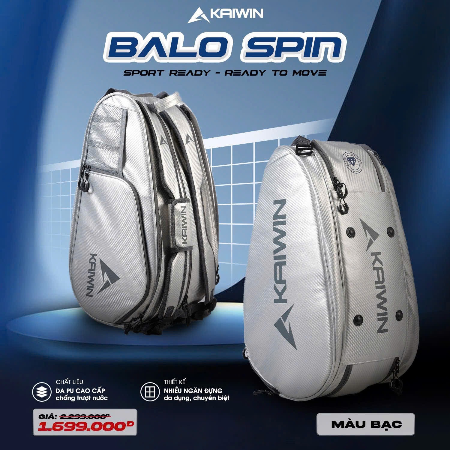 Balo Pickleball Kaiwin Spin (9)