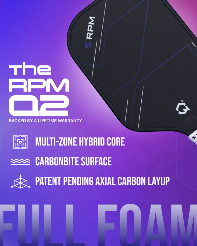 Vợt Pickleball RPM Q2 16MM Elongated 6