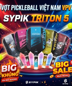 Vợt Pickleball Sypik Triton Pro 5 Ultimate màu mới 2026