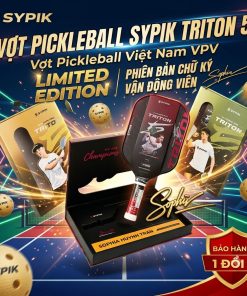 Vợt Pickleball Sypik Triton Pro 5 Ultimate FULLBOX LIMITED EDITION chữ ký vđv